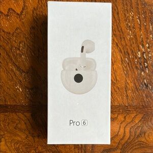 Pro 6 Wireless Ear Buds BLACK NIB